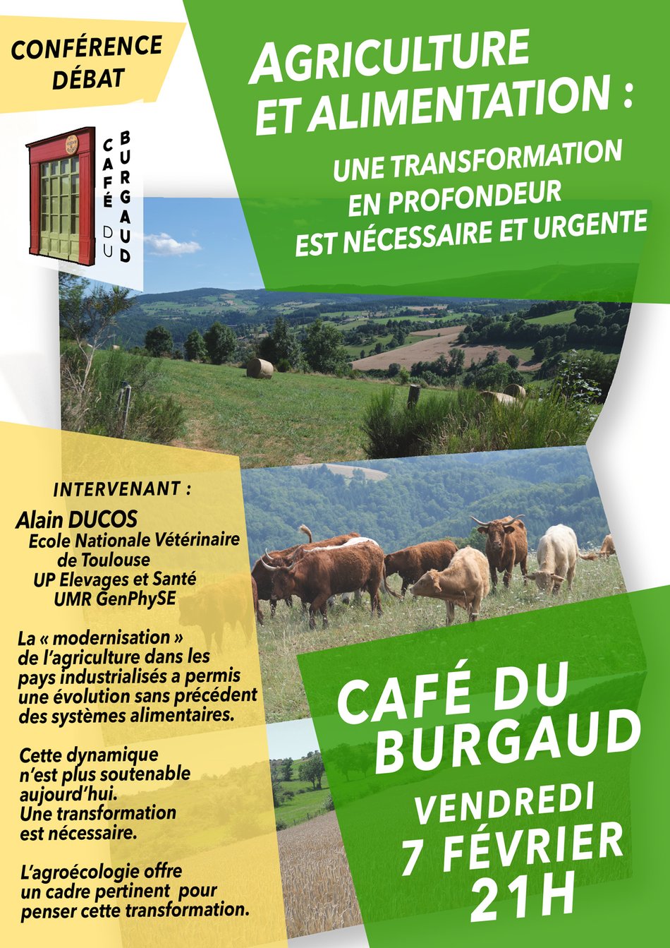 CONFÉRENCE : AGRICULTURE & ALIMENTATION
