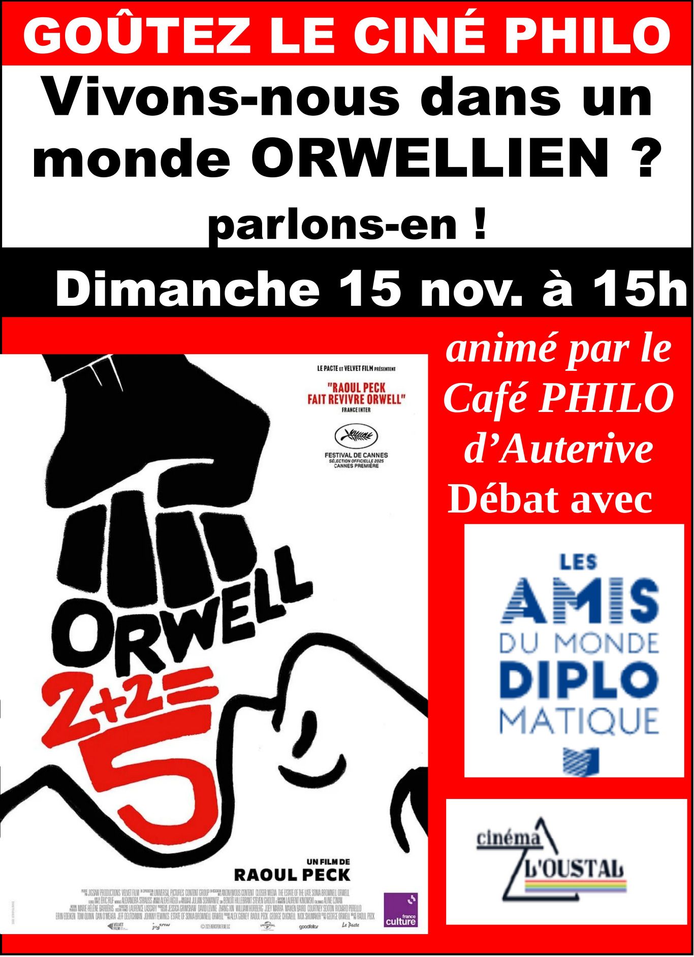 GOÛTEZ LE CINÉ-PHILO