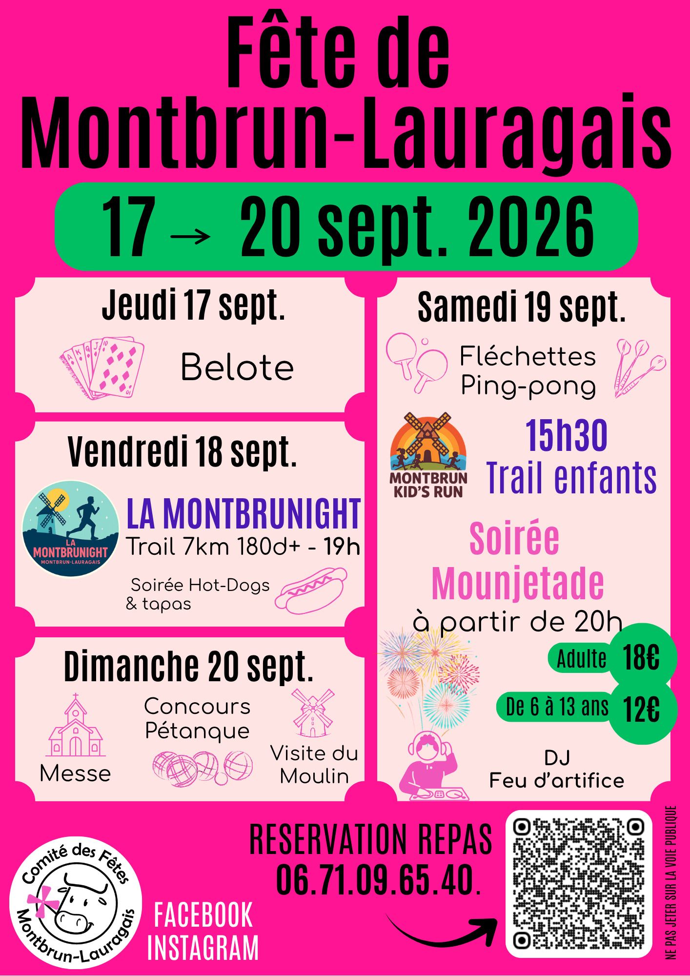 QUATRE JOURS DE FÊTE À MONTBRUN-LAURAGAIS