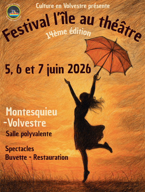 FESTIVAL L'ÎLE AU THÉÂTRE — visuel événement