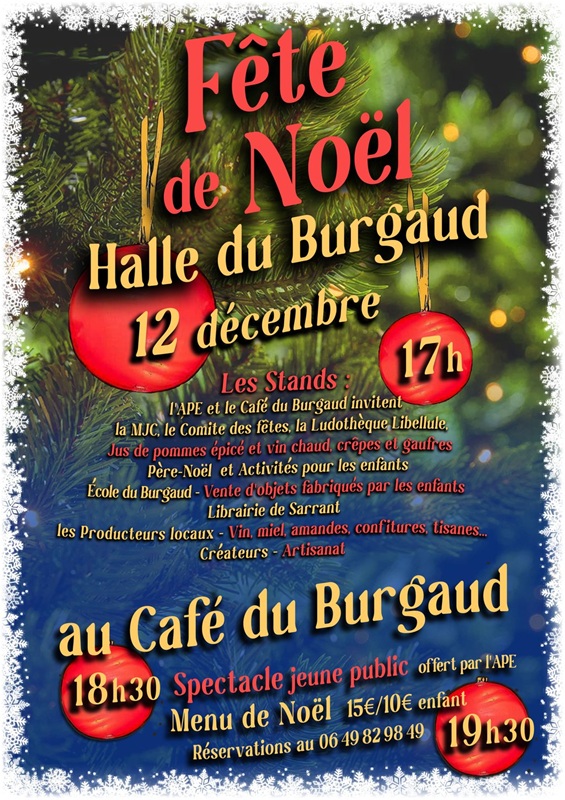 FETE DE NOEL AU BURGAUD