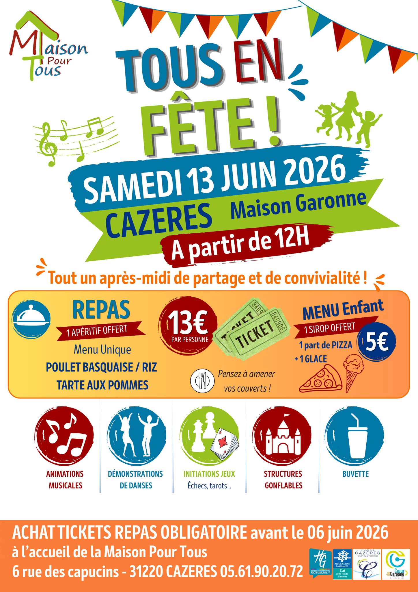 TOUS EN FÊTE — visuel événement