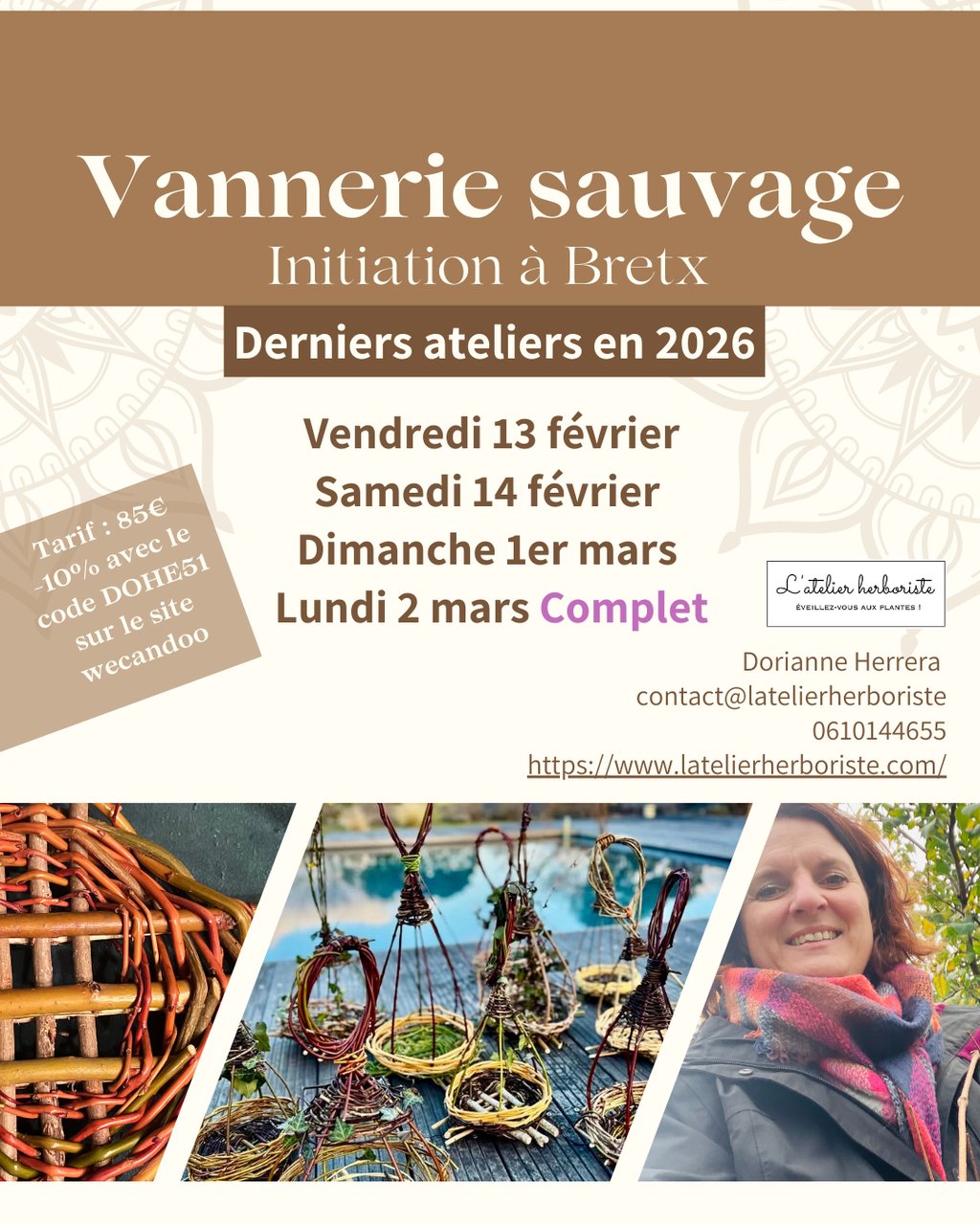 INITIATION À LA VANNERIE SAUVAGE