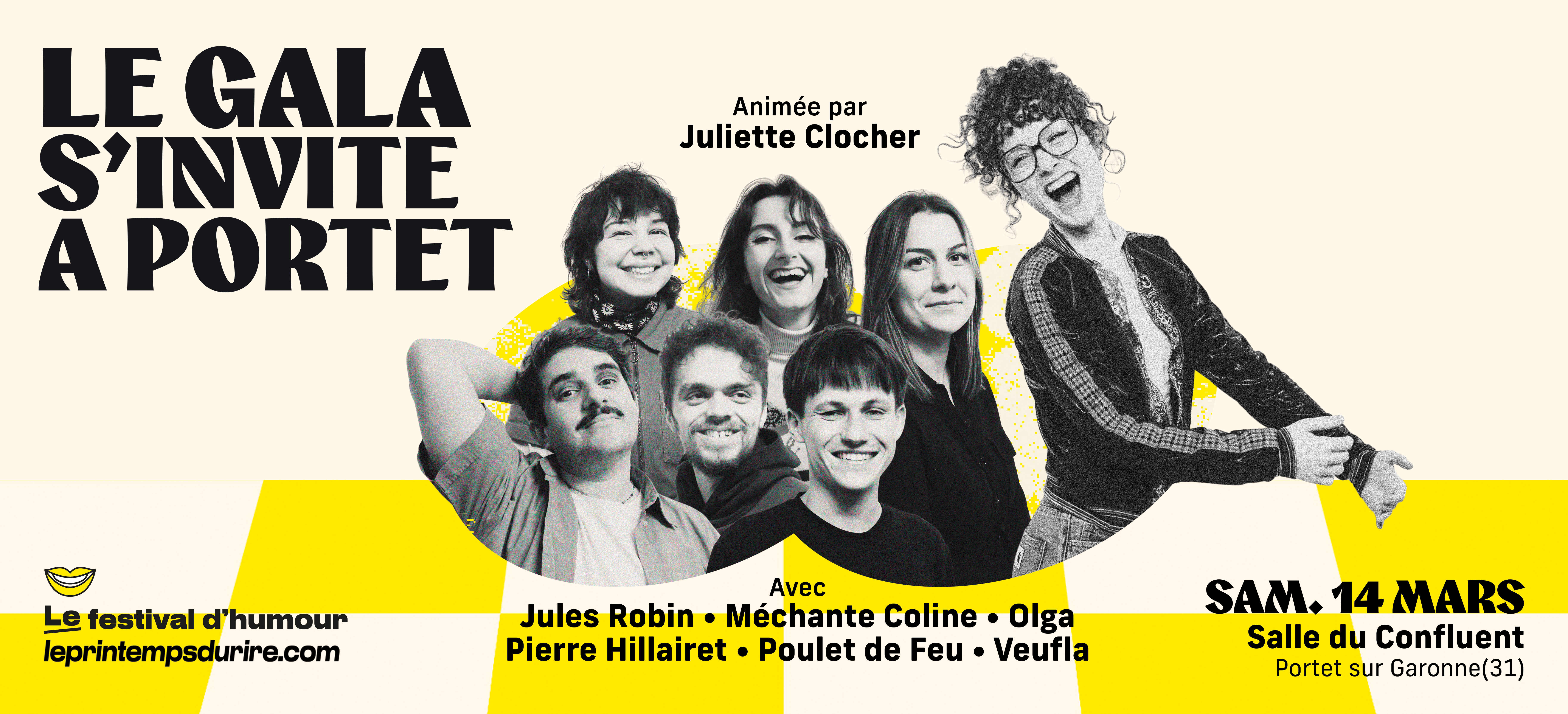 LE GALA DU PRINTEMPS DU RIRE S'INVITE À PORTET !