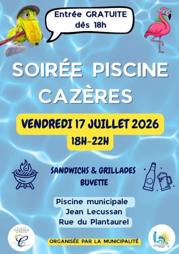 SOIRÉE PISCINE