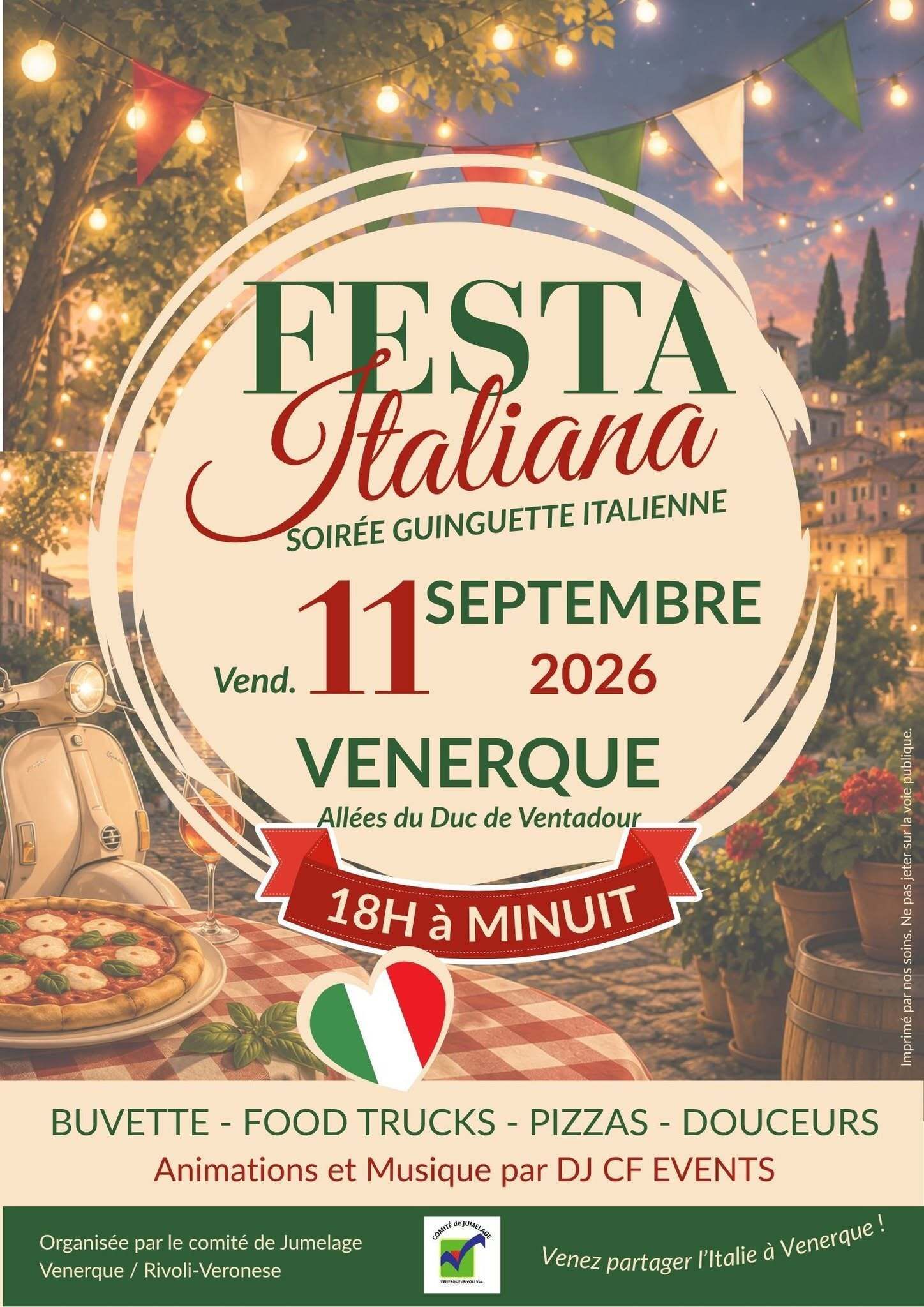 FESTA ITALIANA : SOIRÉE GUINGUETTE ITALIENNE