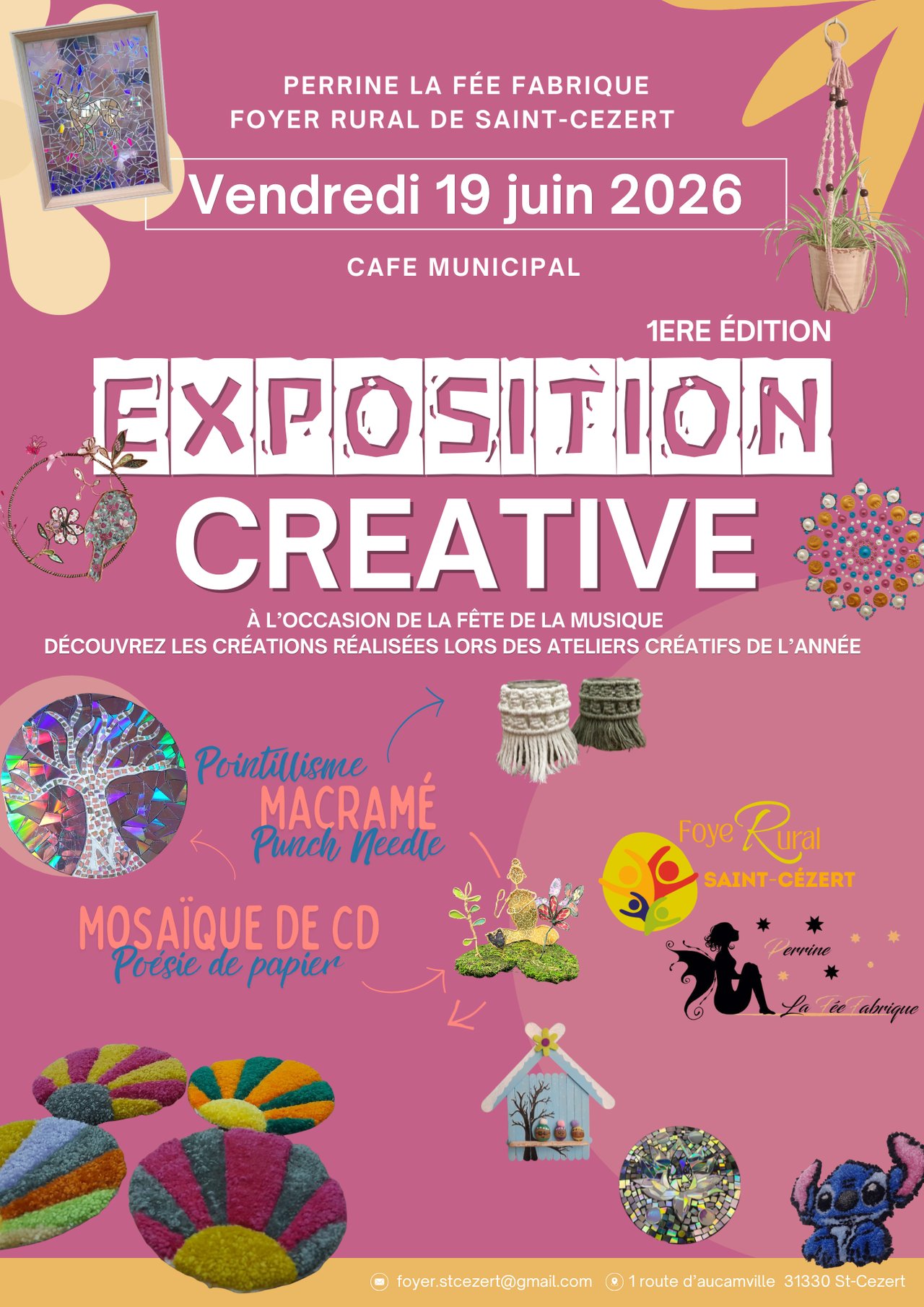 EXPOSITION CRÉATIVE, Saint-Cézert