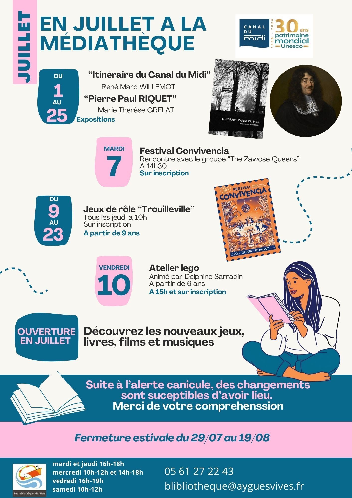 LES RENDEZ-VOUS DE JUILLET À LA MÉDIATHÈQUE D' ...
