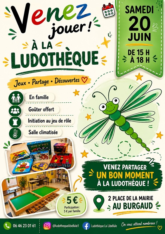 APRÈS-MIDI JEUX DE SOCIÉTÉ, Le Burgaud - photo 2