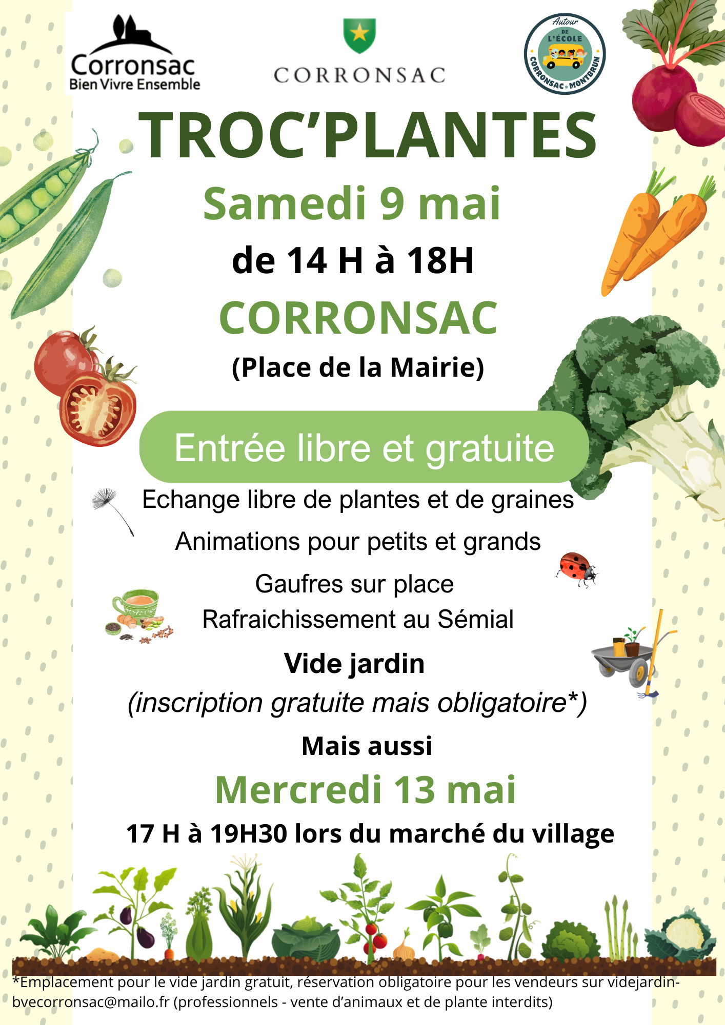 TROC'PLANTES DE CORRONSAC — visuel événement