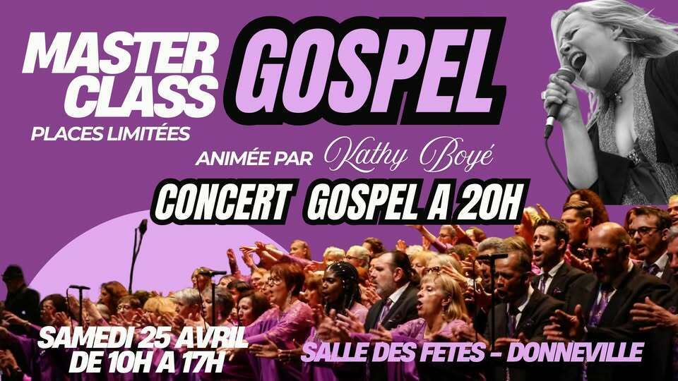 MASTERCLASS GOSPEL ET CONCERT GOSPEL — visuel événement