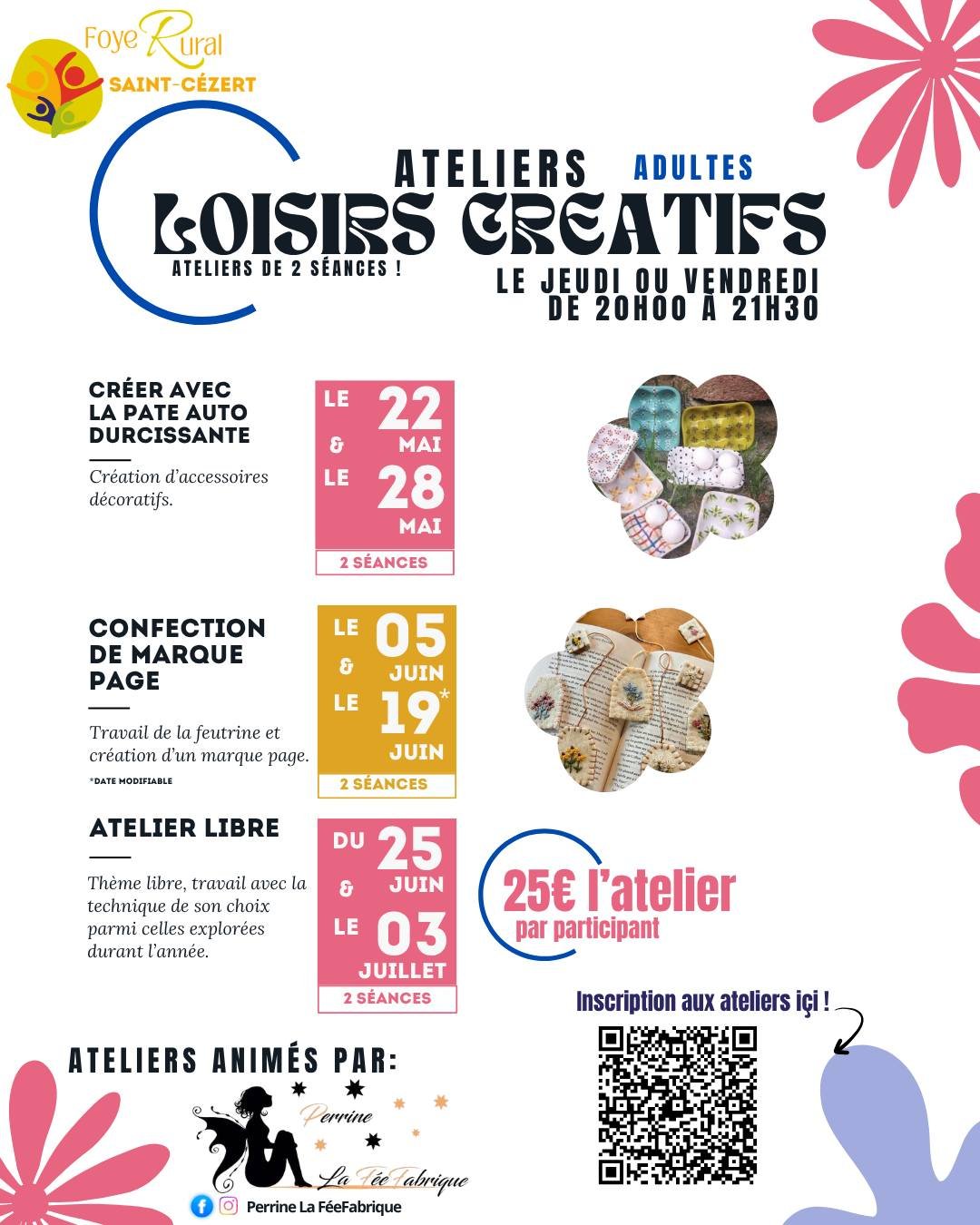 ATELIERS CRÉATIFS - ADULTES — visuel événement