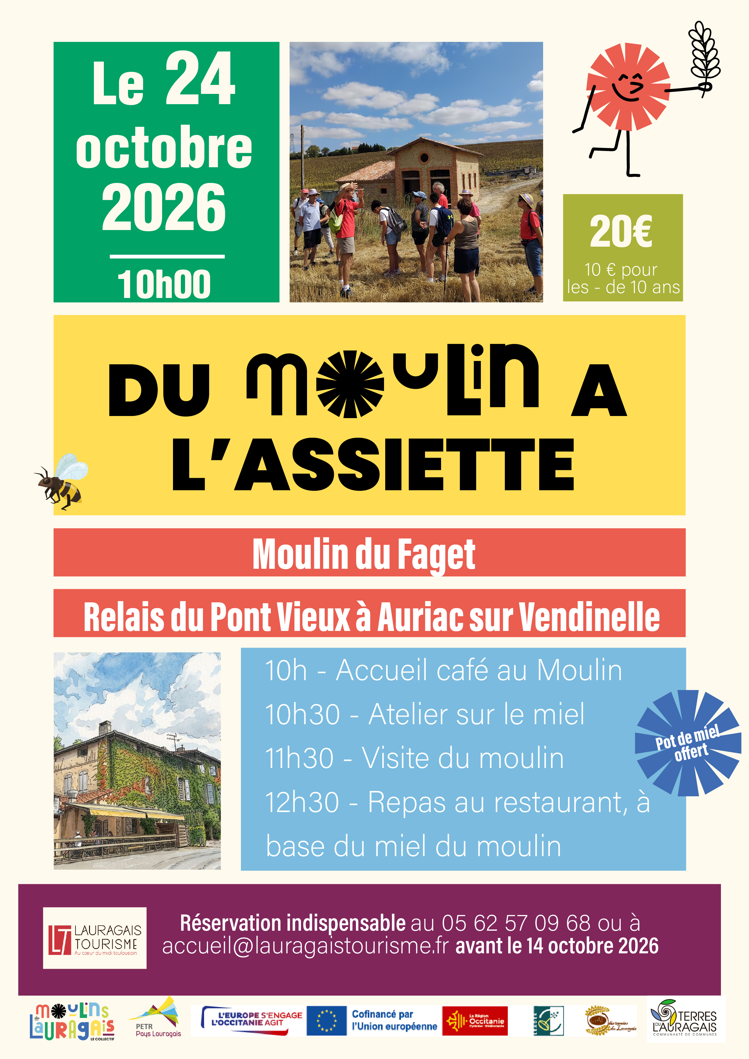 DU MOULIN À L'ASSIETTE