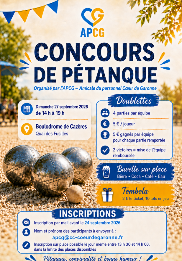 CONCOURS DE PÉTANQUE