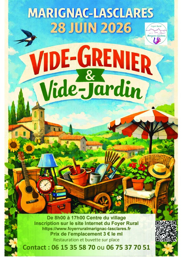 VIDE GRENIER — visuel événement