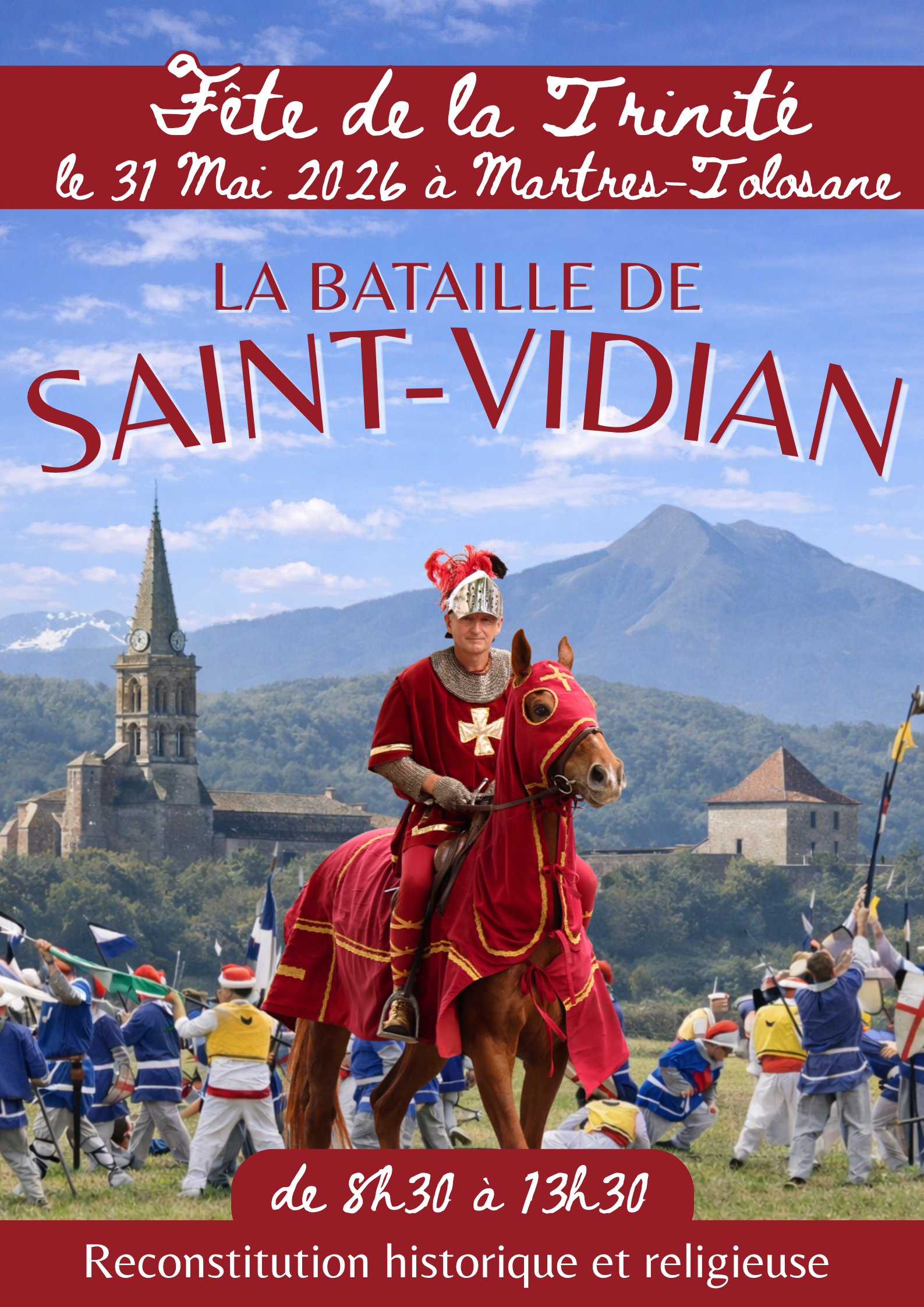 RECONSTITUTION HISTORIQUE DE LA BATAILLE DE SAINT VIDIAN — visuel événement