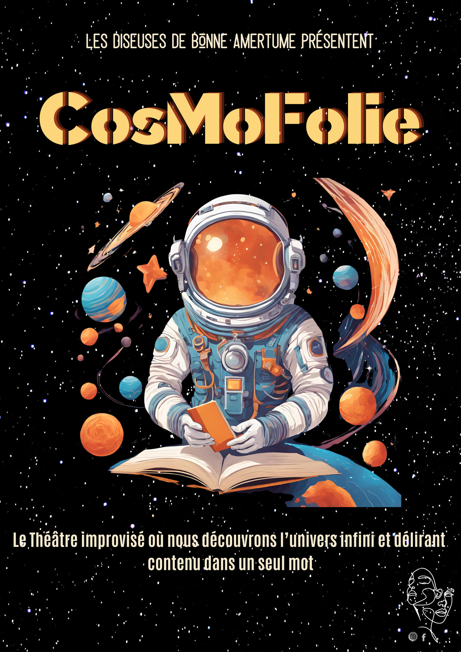 ✨ COSMOFOLIE : UN MOT, MILLE UNIVERS ✨️ — visuel événement