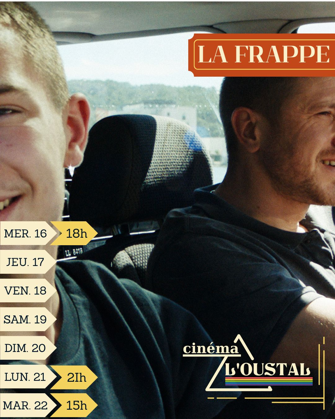 LA FRAPPE - 1H46 - DRAME DE JULIEN GASPAR-OLIVERI AVEC DIEGO MURGIA, BASTIEN BOUILLON, ROMANE FRINGELI