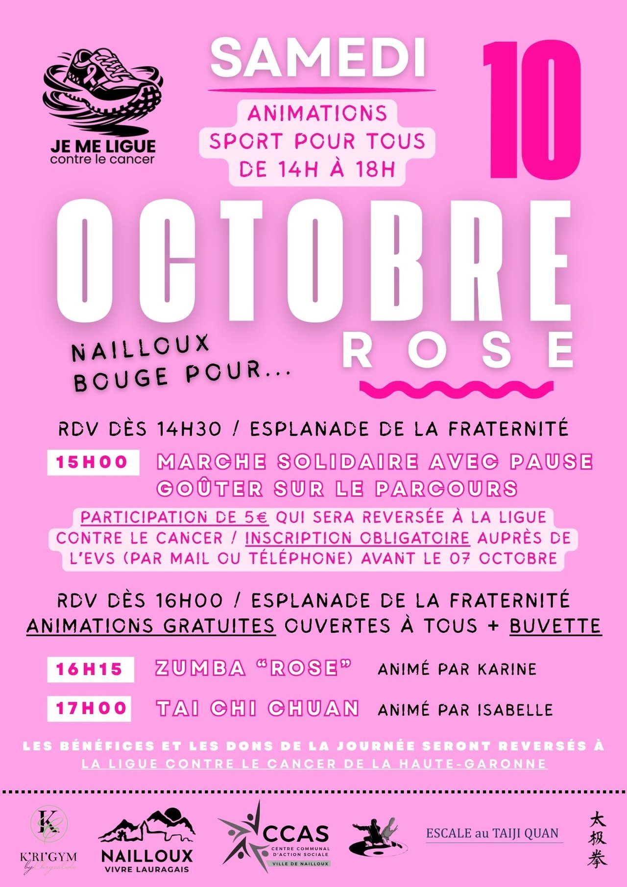 NAILLOUX BOUGE POUR OCTOBRE ROSE