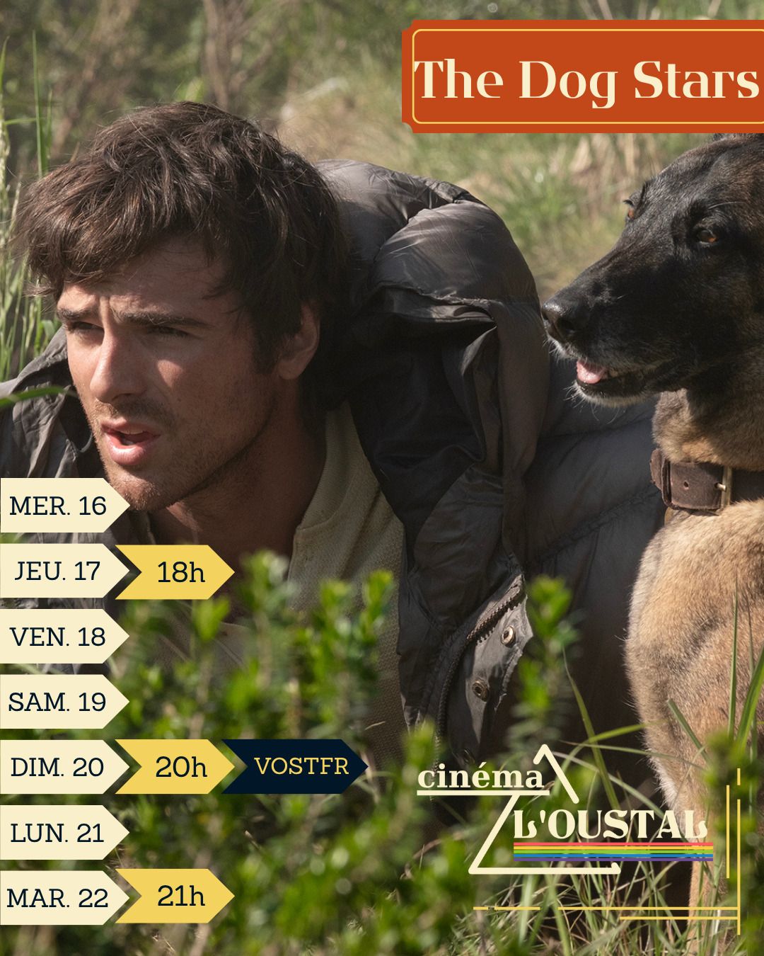 THE DOG STARS - 1H59 - SCIENCE-FICTION DE RIDLEY SCOTT AVEC JACOB ELORDI, MARGARET QUALLEY, JOSH BROLIN, GUY PEARCE, ALLISON JANNEY