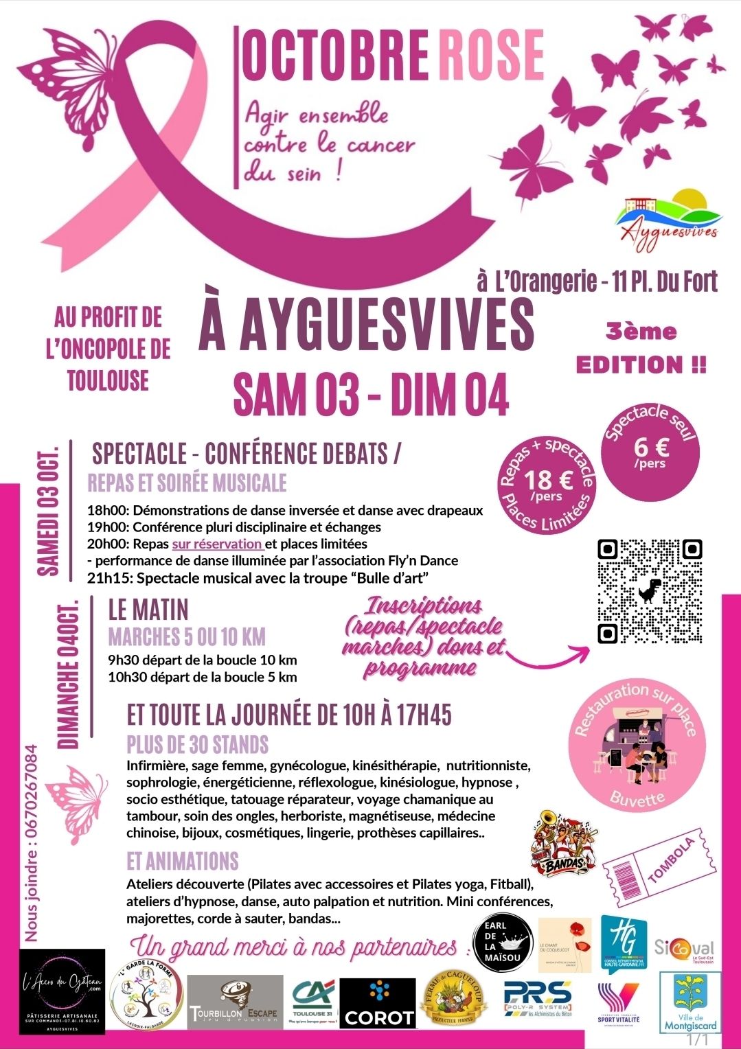 3ÈME ÉDITION OCTOBRE ROSE À AYGUESVIVES