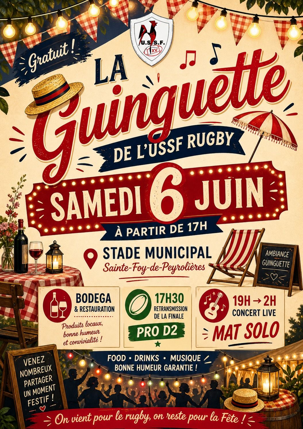 LA GUINGUETTE DE L’USSF RUGBY