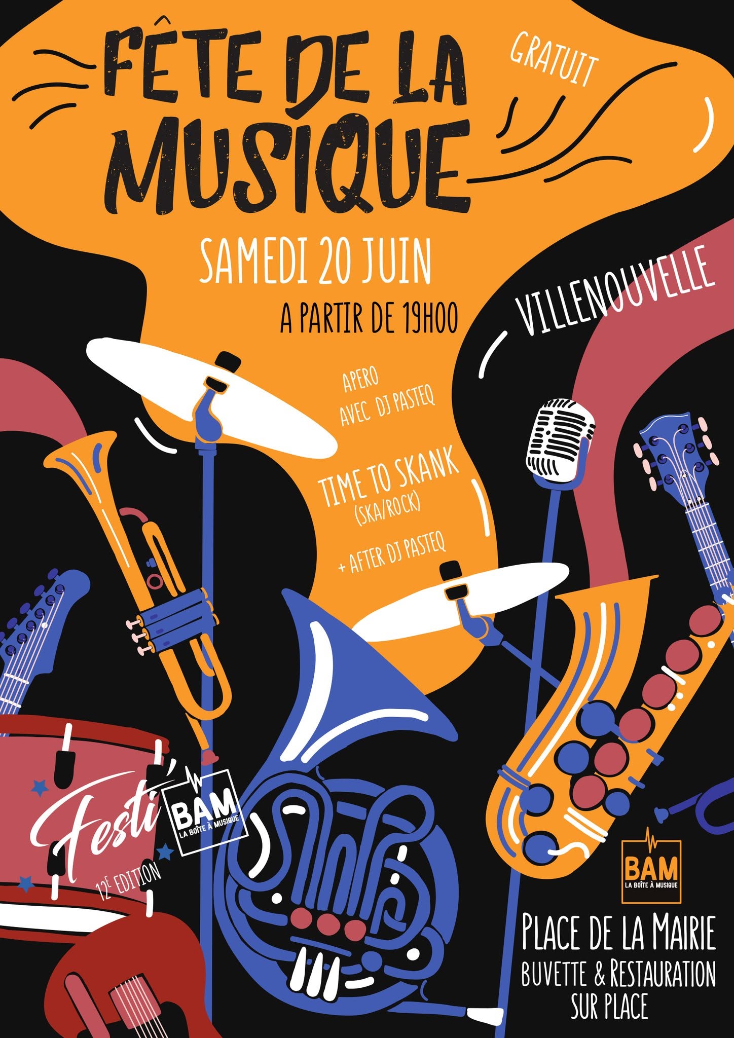 FÊTE DE LA MUSIQUE À VILLENOUVELLE