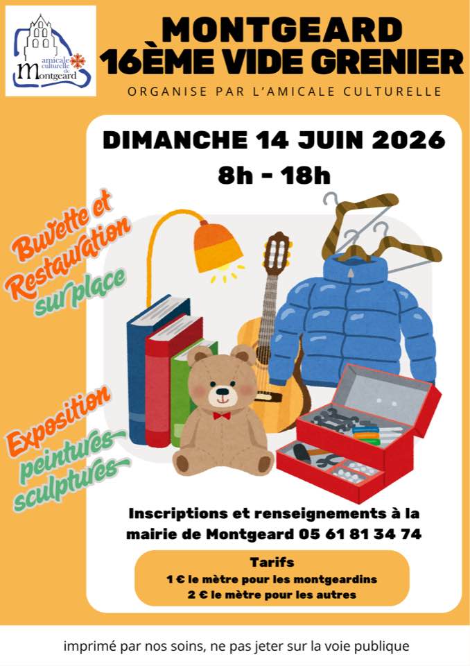 16ÈME VIDE-GRENIERS DE MONTGEARD