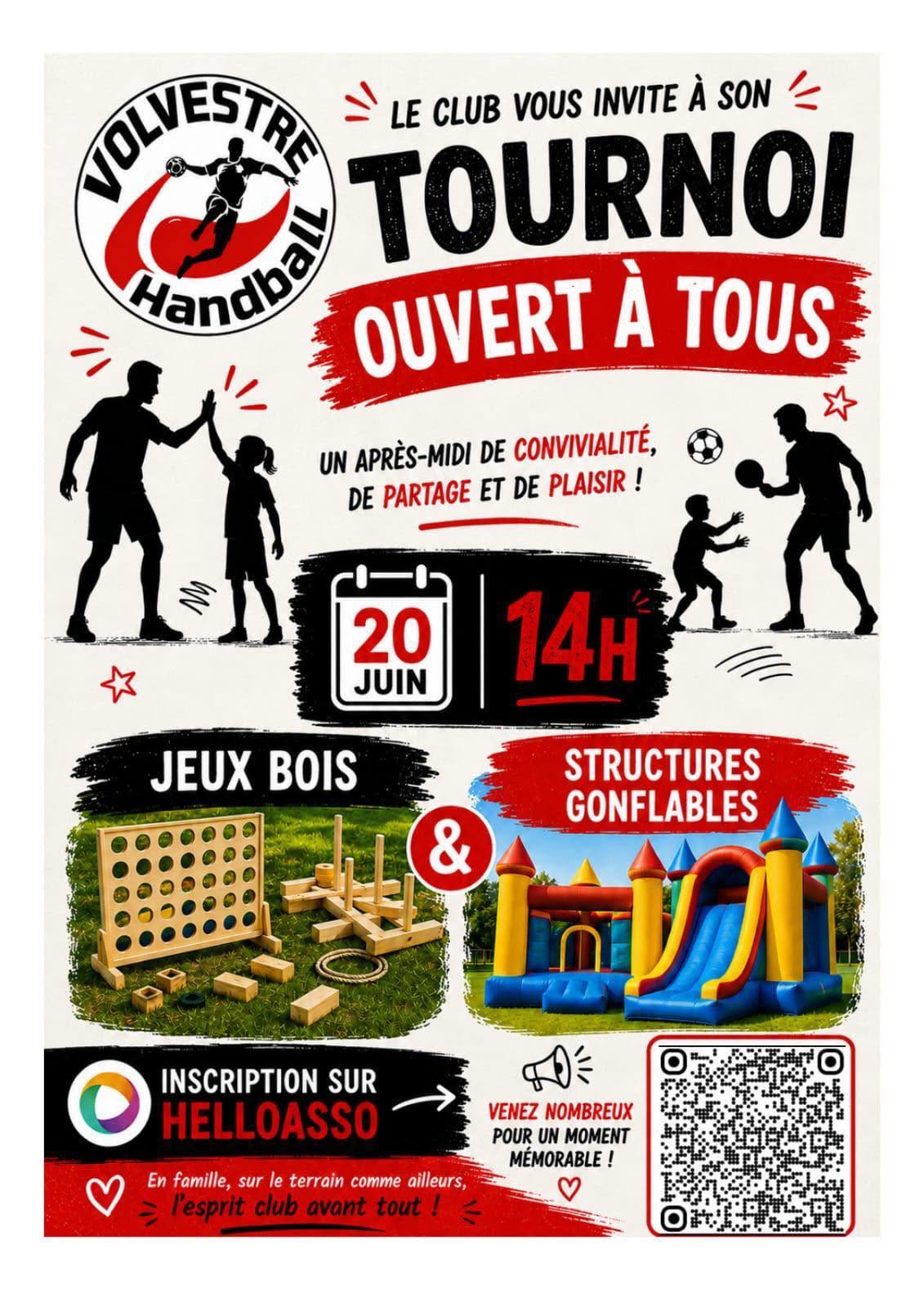 TOURNOI HANDBALL OUVERT À TOUS