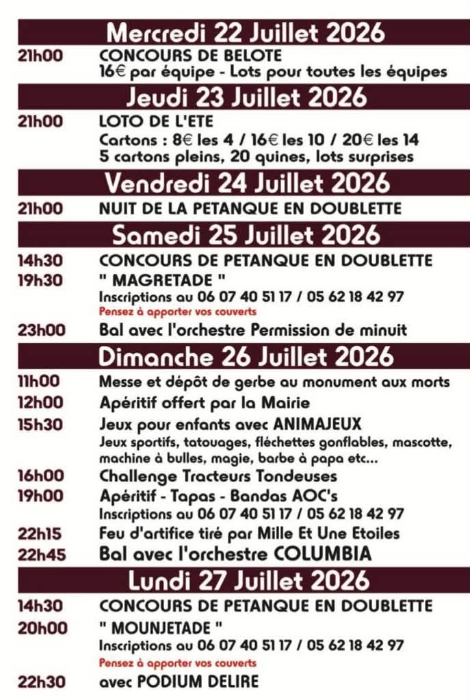 FÊTE À TOUTENS