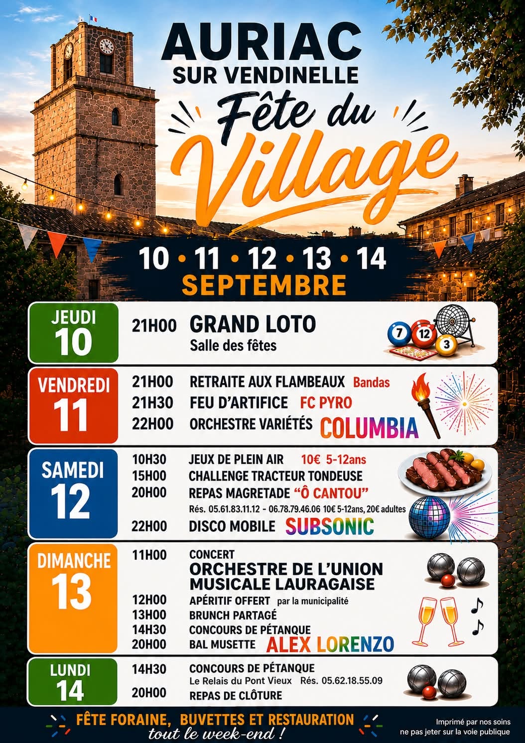 FÊTE DU VILLAGE