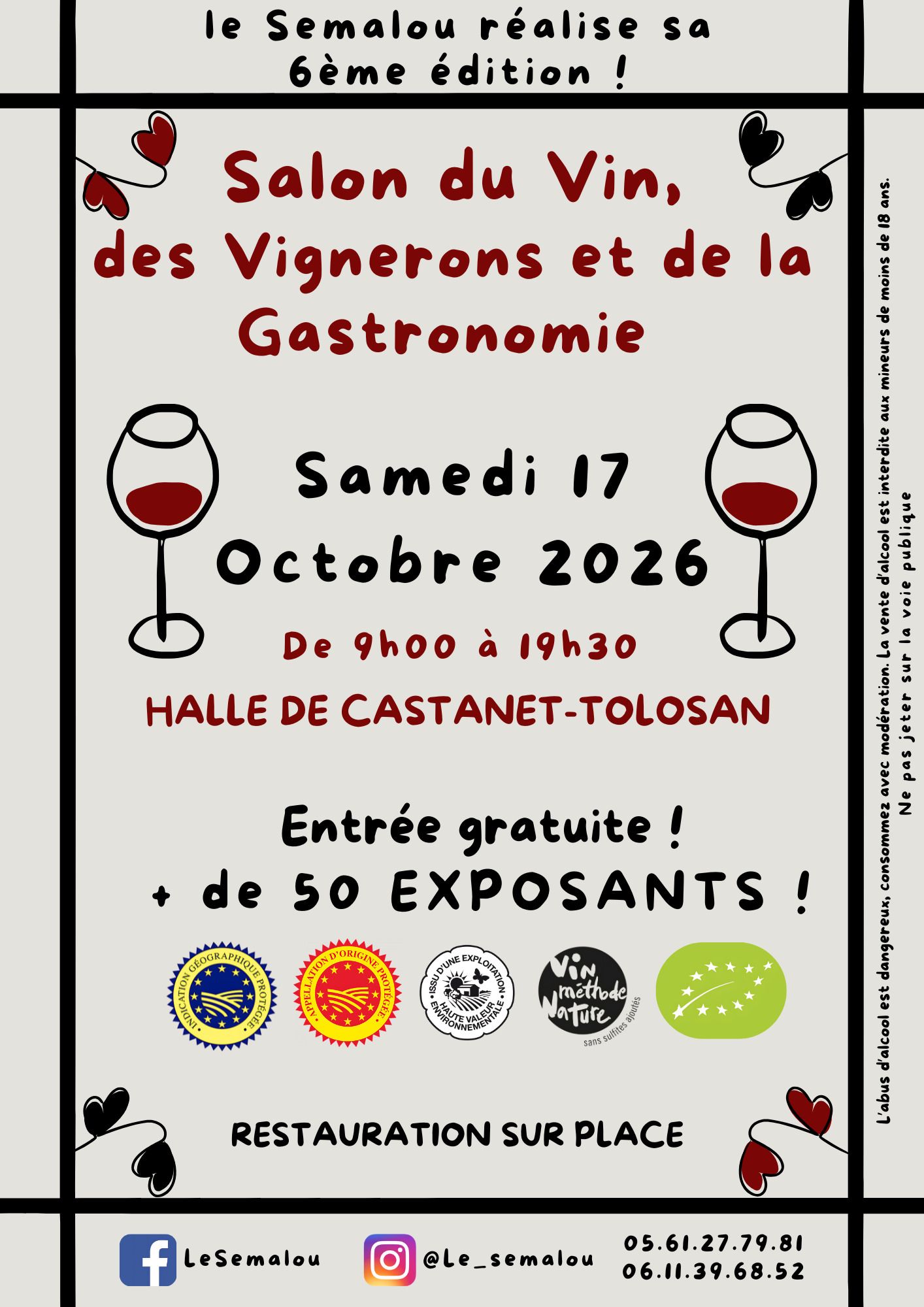 SALON DU VIN, DES VIGNERONS ET DE LA GASTRONOMIE