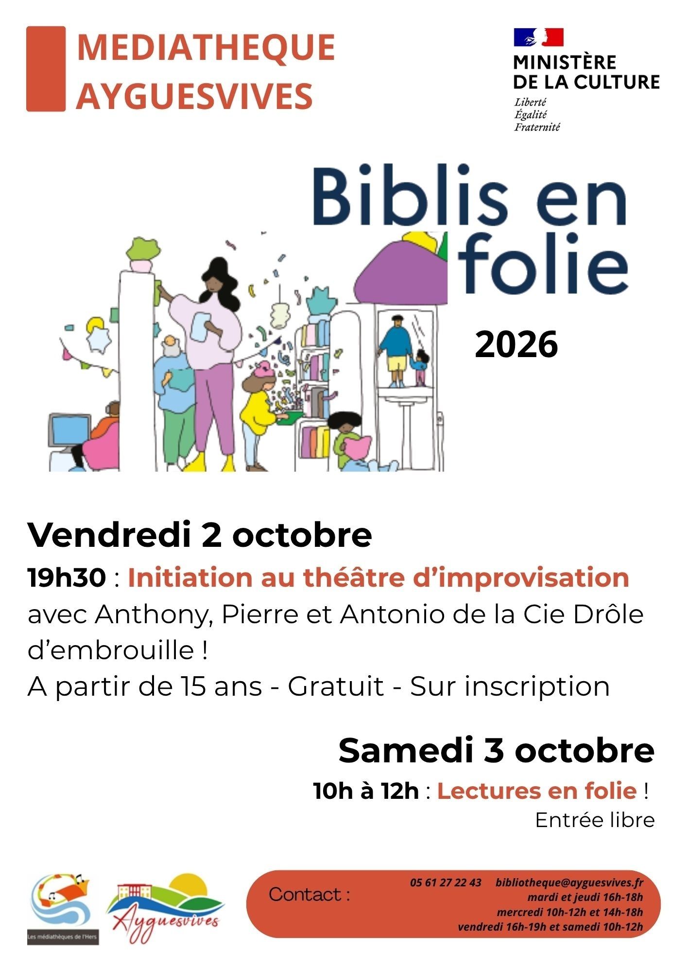 INITIATION AU THÉÂTRE D'IMPROVISATION THÉÂTRALE