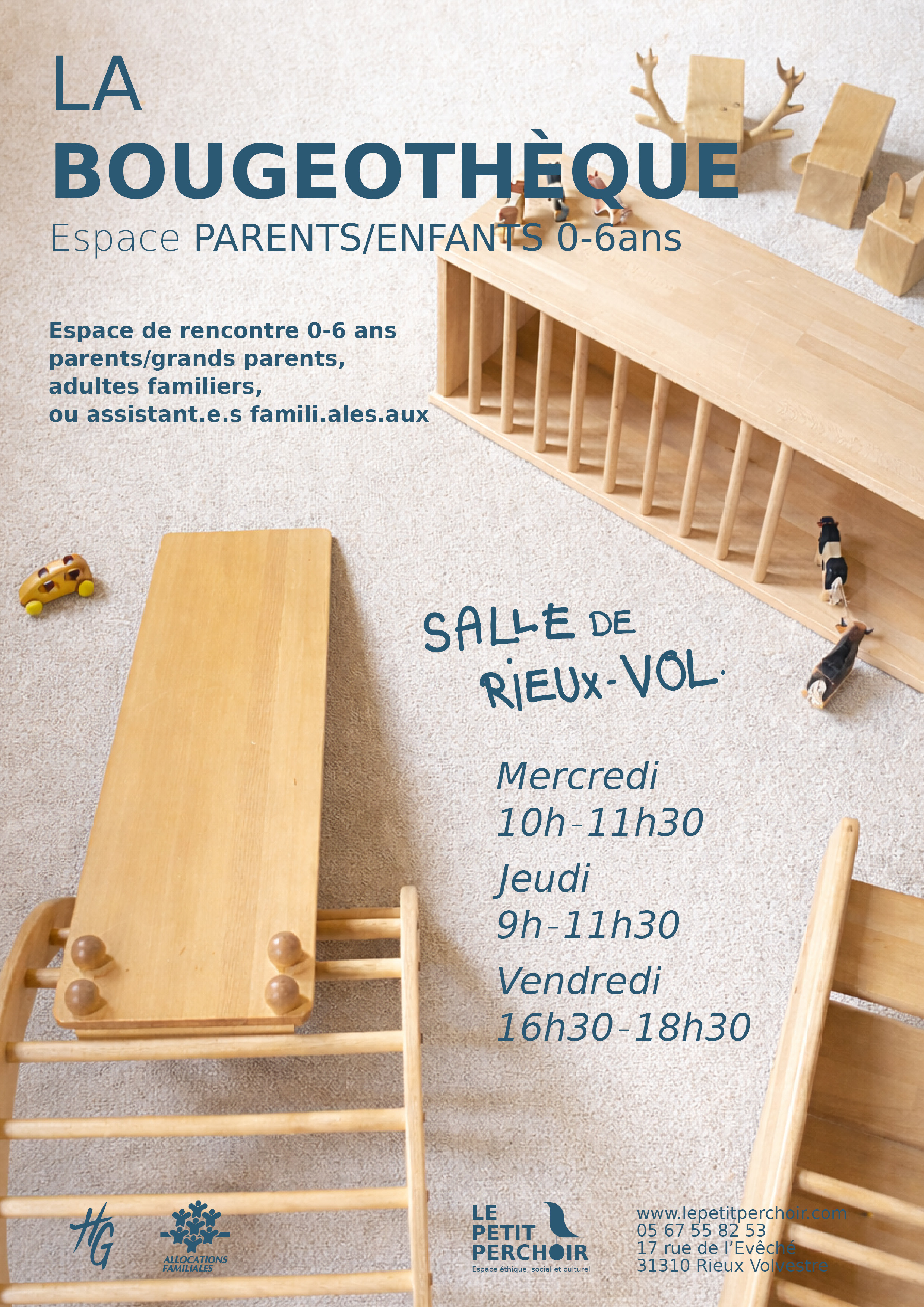 LA BOUGEOTHÈQUE : UNE ACTIVITÉ POUR LES 0-6 ANS ET LEURS PARENTS ET GRANDS-PARENTS