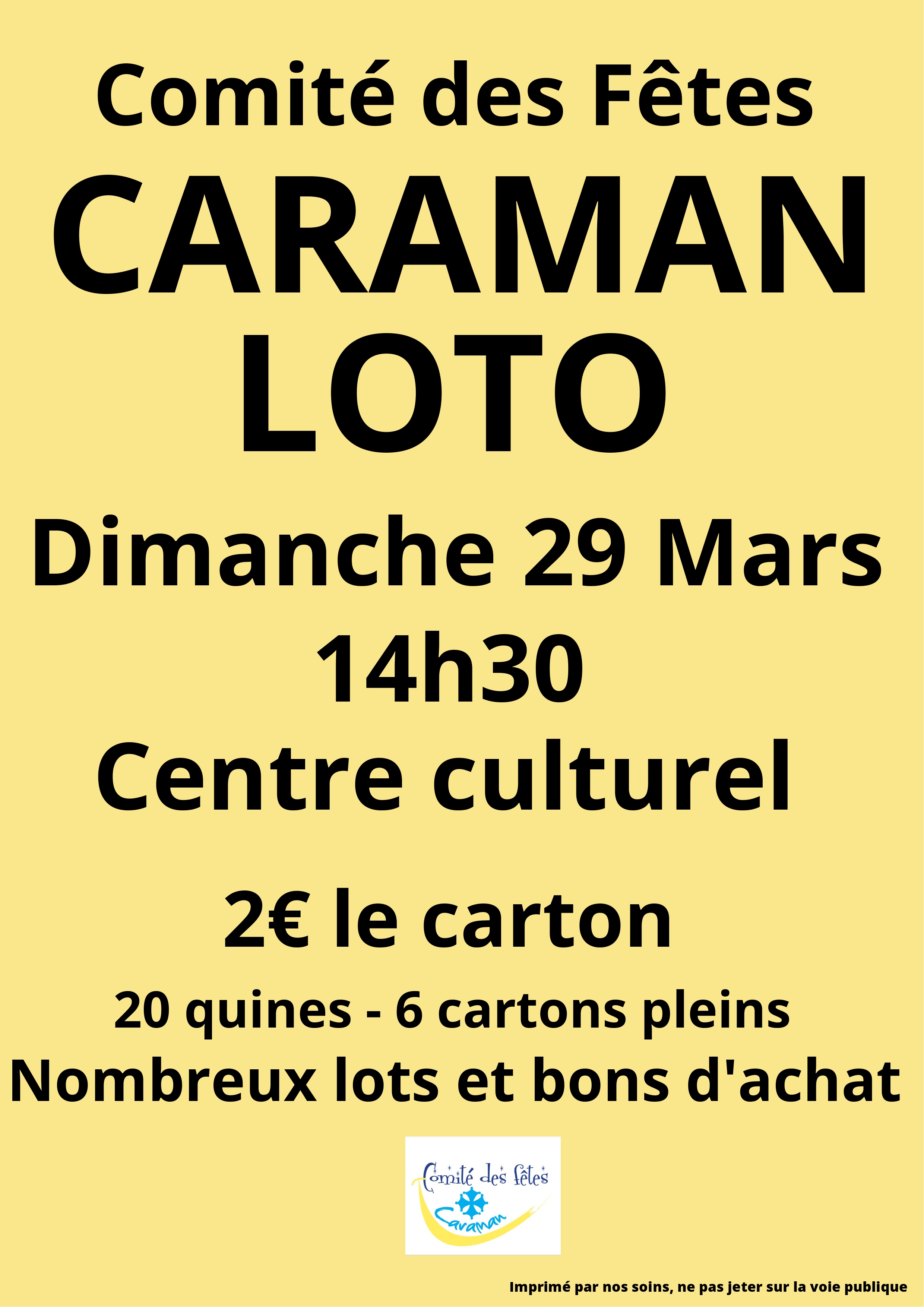 LOTO À CARAMAN