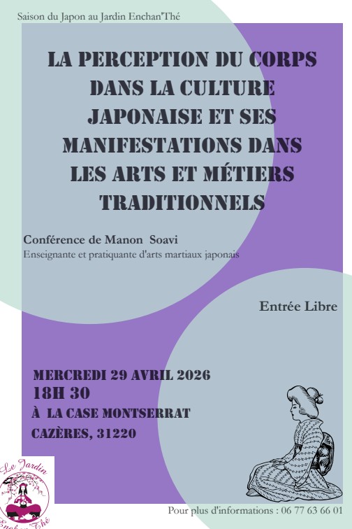 CONFÉRENCE SUR LES ARTS MARTIAUX JAPONAIS — visuel événement