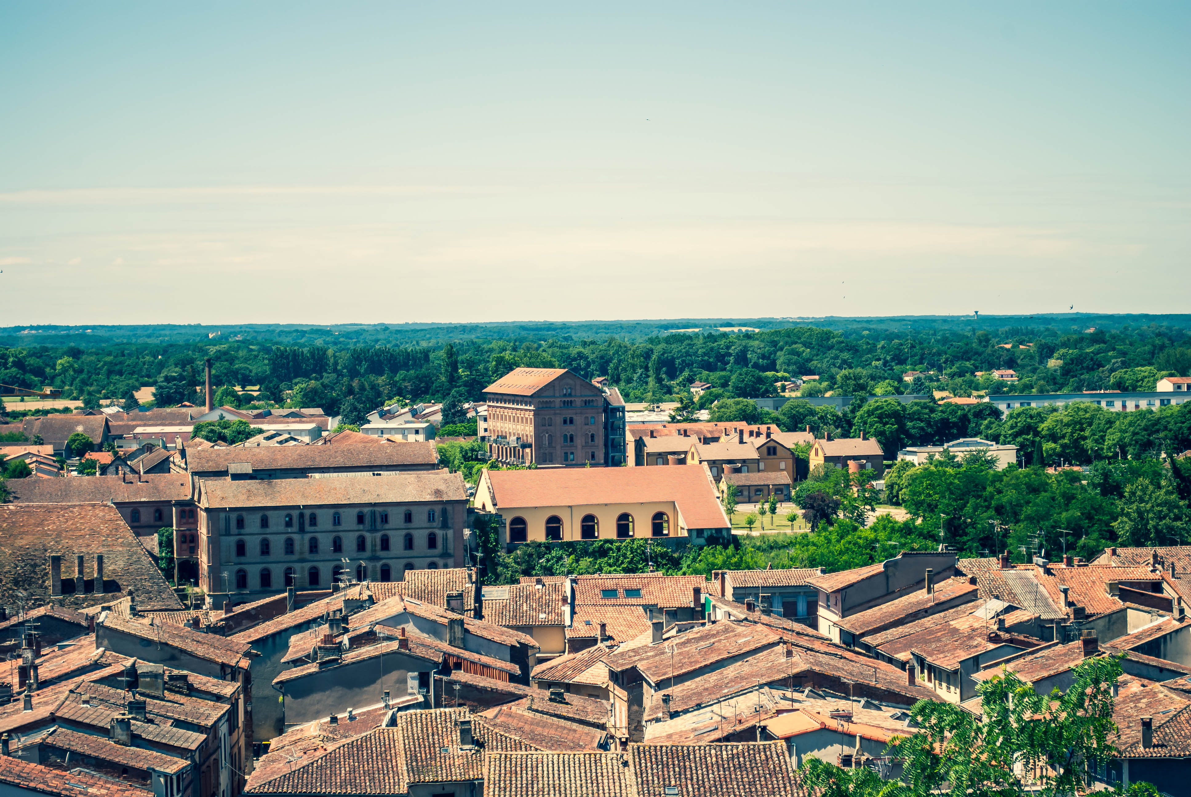 POINT DE VUE DU SQUARE PIERRE DE LA VOIE, Villemur-sur-Tarn