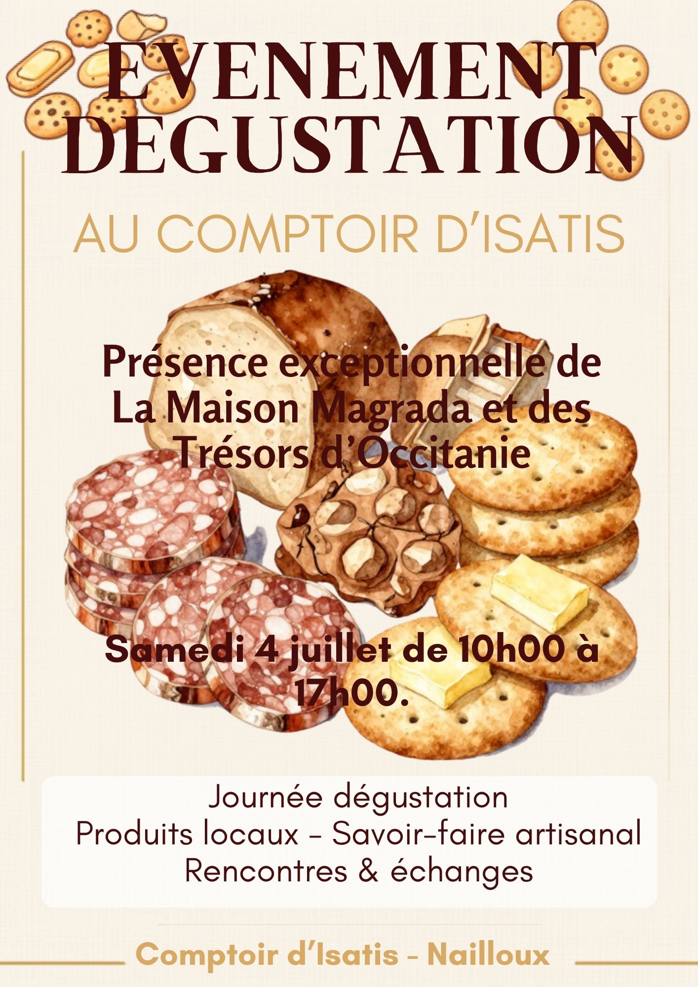 DÉGUSTATION DE PRODUITS LOCAUX