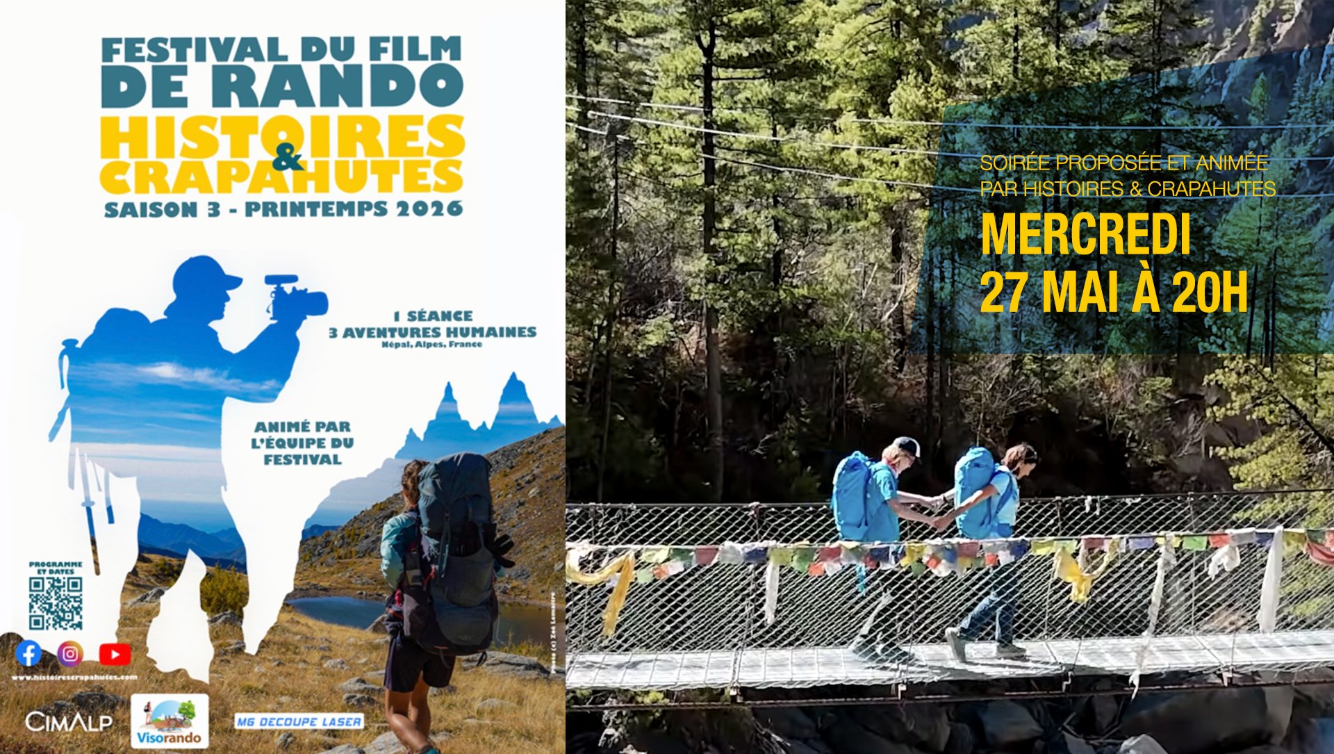 SOIRÉE SPÉCIALE : FESTIVAL DE FILMS DE RANDO — visuel événement
