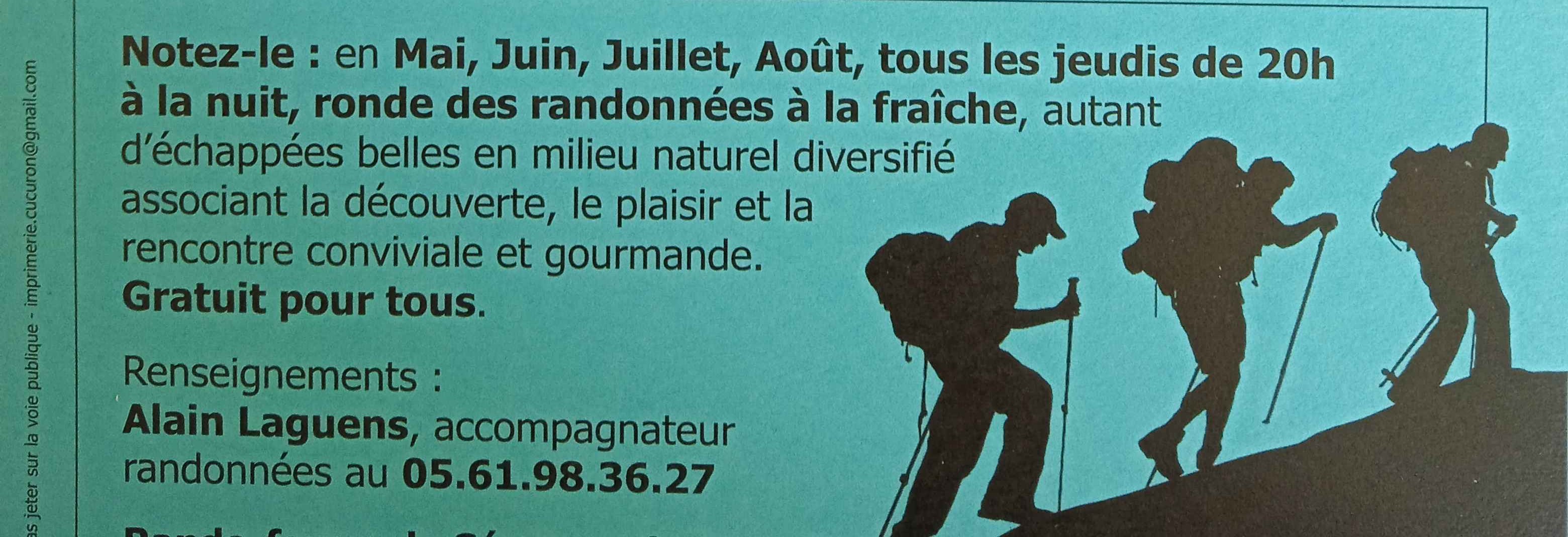 RANDONNÉE PÉDESTRE — visuel événement