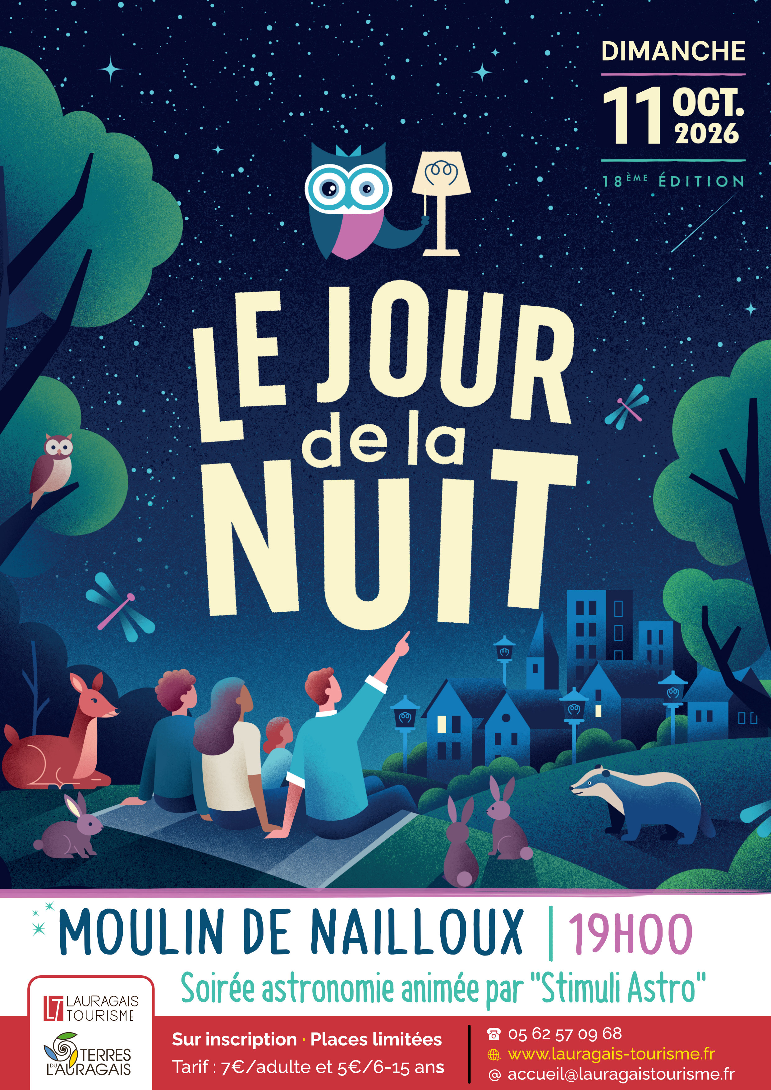 LE JOUR DE LA NUIT : SOIRÉE OBSERVATION DU CIEL