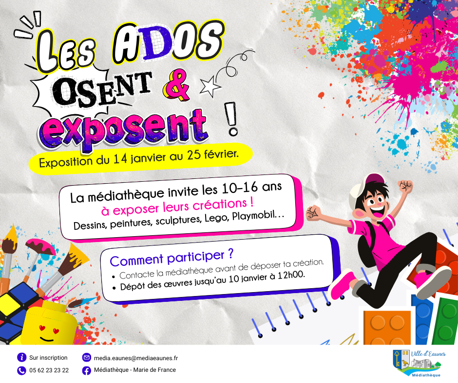 EXPOSITION "LES ADOS OSENT ET EXPOSENT"