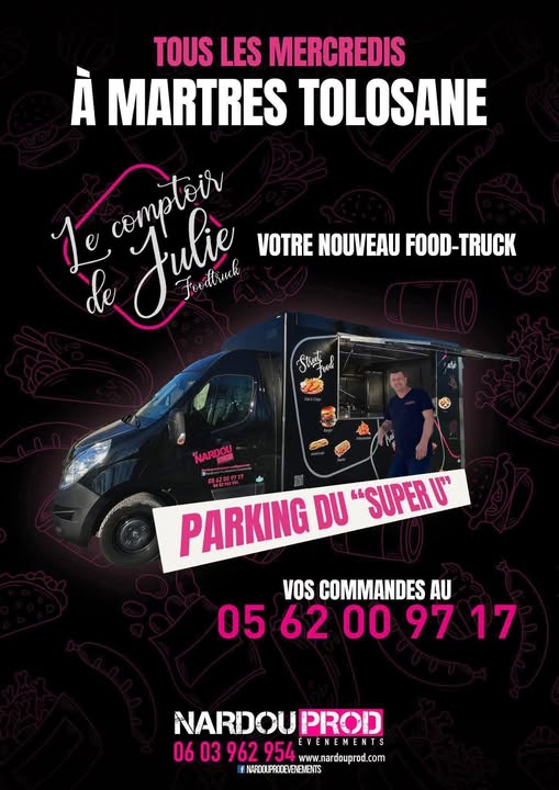 VOTRE NOUVEAU FOOD-TRUCK LE COMPTOIR DE JULIE À MARTRES-TOLOSANE