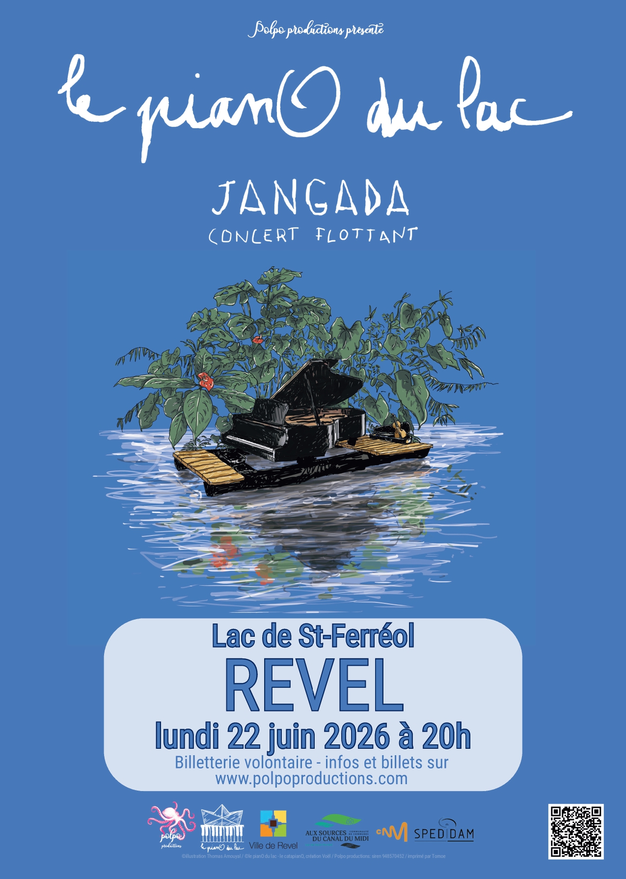 “JANGADA” PAR LE PIANO DU LAC