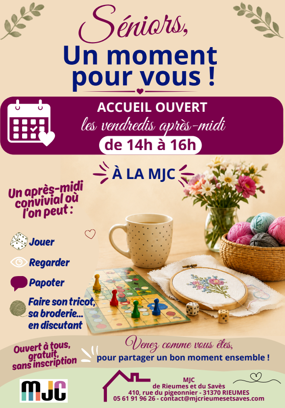 APRÈS-MIDI CONVIVIALITÉ ET JEUX