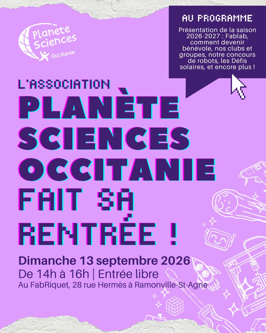 PLANÈTE SCIENCES OCCITANIE FAIT SA RENTRÉE !
