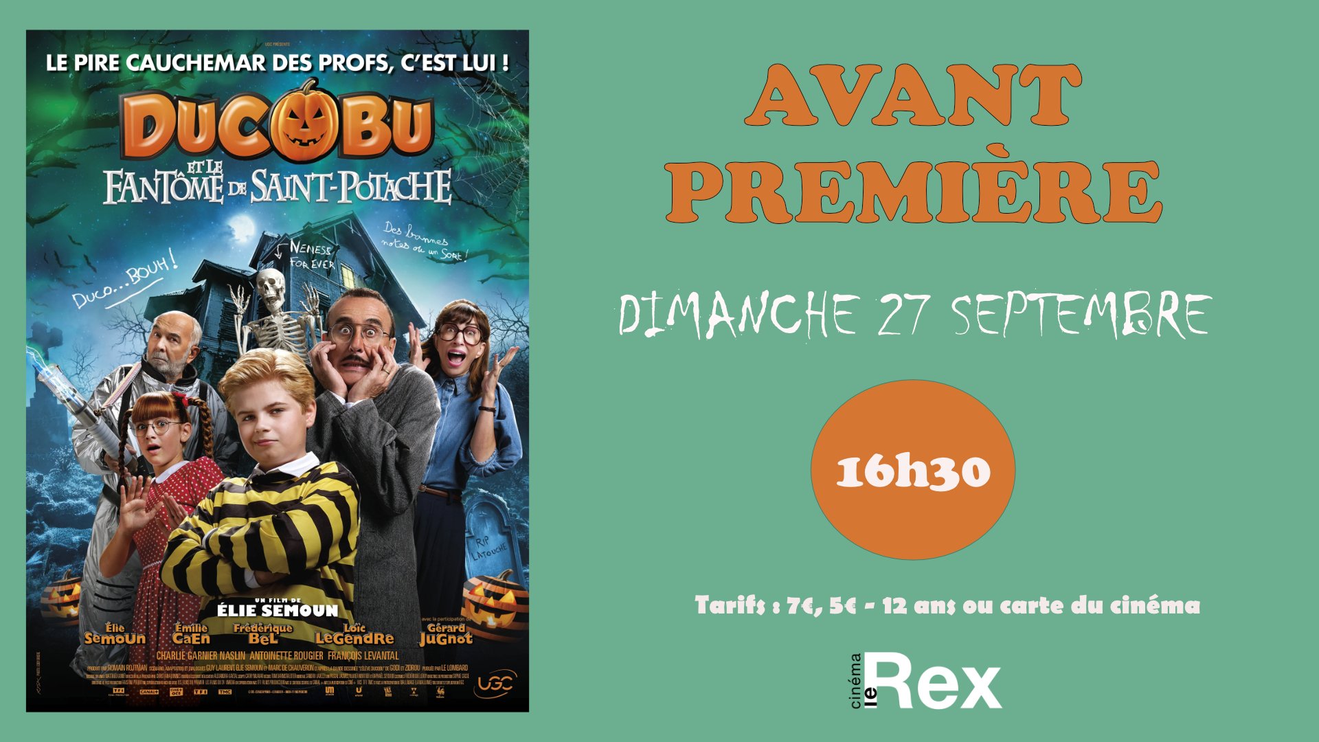 AVANT-PREMIÈRE "DUCOBU ET LE FANTÔME DE SAINT-POTACHE"