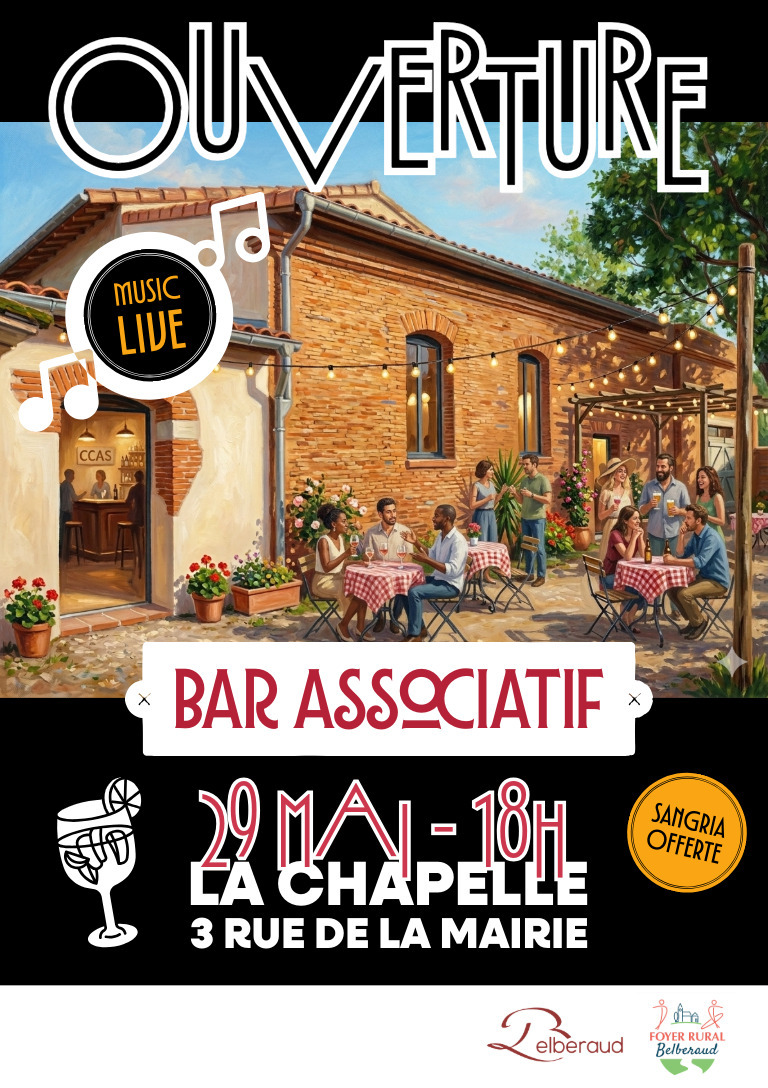 BELBERAUD : OUVERTURE OFFICIELLE DU BAR ASSOCIATIF