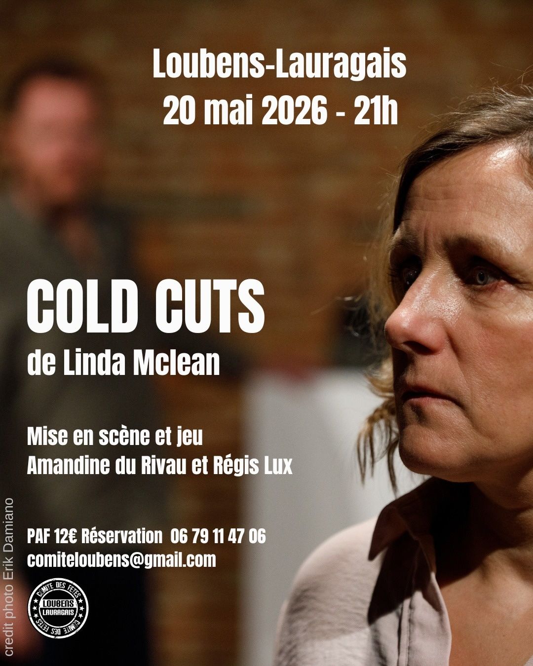 THÉÂTRE "COLD CUTS" — visuel événement