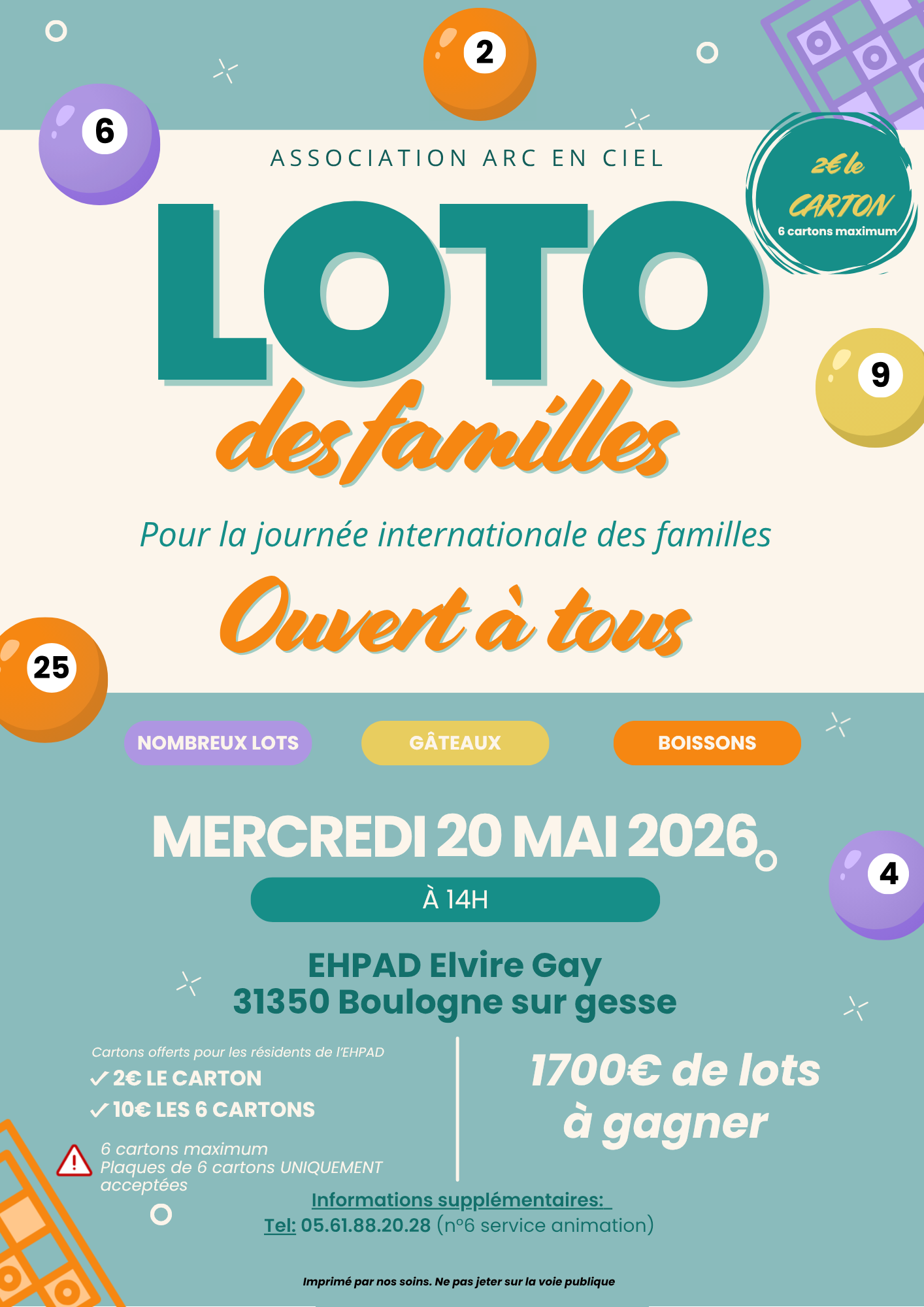 LOTO DES FAMILLES — visuel événement